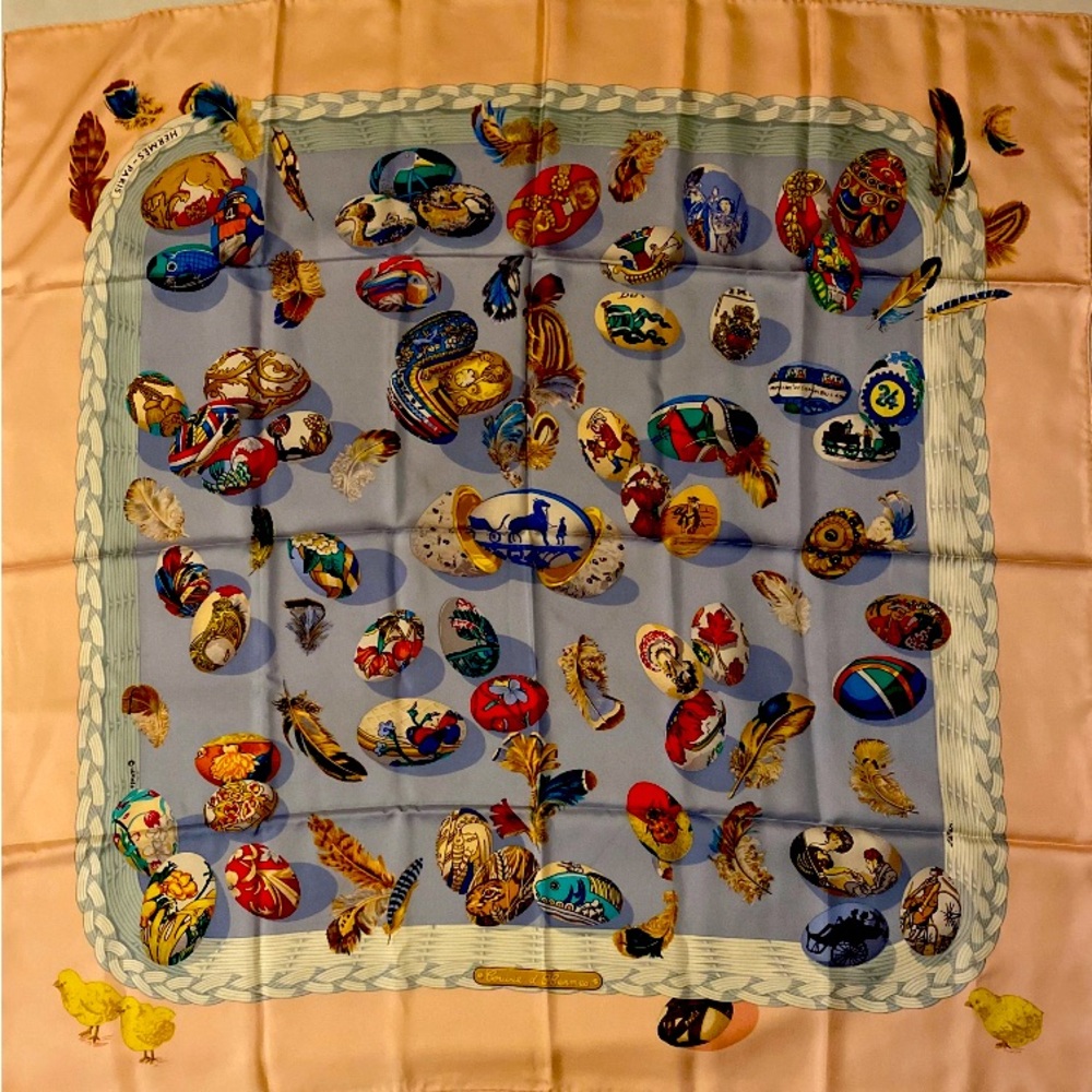 Hermes Vintage Silk Scarf Couvee d’ Hermes - Picture 12 of 16